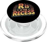 R Is For Recess School Subject Break Student Fun |- PopSockets PopGrip per MagSafe