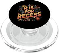 R Is For Recess School Subject Break Student Fun |- PopSockets PopGrip per MagSafe