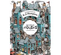 R J Hampson Steampunk Houses Coloring Book (Copertina rigida)