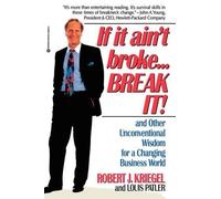 R.J. Kriegel L. Patler If it Ain't Broke ... Break it (Tascabile)