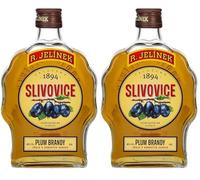 R. Jelínek Slivovice GOLD Plum Brandy 45% Vol. 0,5l (Confezione da 2)
