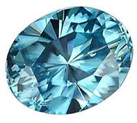 R.K 9,25 Ratti -8,78 carati I valore astrologico zircone blu pietra preziosa I diamante cubico certificato naturale blu pietra portafortuna Aaa+ Quality-B089S371MRNAMZ, Small, Gemma