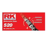 Catena RK 520m Con 104 Catena Nero per Moto Ricambi Ciclomotore Accessori