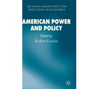R. Leeson American Power and Policy (Copertina rigida)