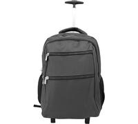 R.Leone/Ormi Trolley Zaino Bagaglio a mano Aereo con 2 Ruote Viaggi Low cost 333 (M 52x32x20cm, Grigio)