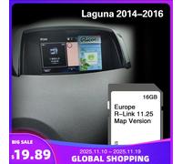 R-LINK per Renault Laguna 2014-2016 Europa UA Croazia Danimarca Sat Nav Nuova versione aggiornata Scheda SD del sistema