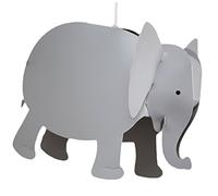 R&M Coudert - Lampada da soffitto per cameretta bambini, a forma di elefante, colore grigio cenere 40 (L) x 20 (l) x 33 (H) cm