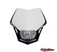 R-MASKBNNR008 MASCHERINA PORTA FARO UNIVERSALE V-FACE BIANCO NERO