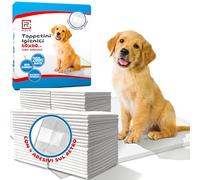 R MOVE 200 Traversine Cani 60x60 con Adesivi, Tappetini Igienici per Cani, Traverse Cane EXTRA Assorbenti, Telini Pipi, Tappetino Igienico con rivestimento antiodore Traversina Assorbente
