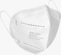 Brmed Mascherina Protettiva FFP2 5 Strati CE 1463 4 SCATOLE 100 Pezzi Br1msk-01