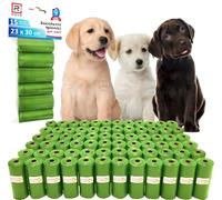R MOVE sacchetti cane cacca 1080 pz (72 Rotoli) sacchettini igienici per cani, bustine resistenti antiforatura, 30x23 cm 2,5 Litri compatibili con tutti i porta rotoli