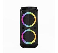R-MUSIC - Party Boost M - Altoparlante High Power - Bluetooth 5.3, 11h di autonomia, RGB, Modalità karaoke, Microfono cablato, Maniglia integrata, Equalizzatore