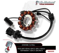 R.O. 680205 STATORE 12 POLI TRIFASE PIAGGIO Vespa LX IE 3V M68400 150 2012 2013