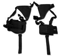 R O Y A L Fondina Pistola Softair ASCELLARE Universale con 2 Porta CARICATORI - 06472 (Nero)