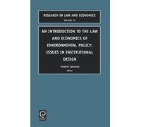R.O. Zerbe Introduction to the Law and Economics of Environme (Copertina rigida)