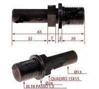 R-PERNO PORTA COLTELLO TRITACARNE MARCA NSV MOD 32 Ø FIL 18 PASSO 1.5 Ø FLANGIA