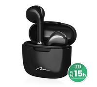 Auricolari Media-Tech MT3589K Inaltrici Bluetooth Binaurali per Chiamate e Musica Neri
