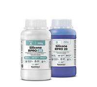 R PRO 20 Silicone per stampi liquido di media durezza, facile da usare (1:1) e atossico, alta resistenza alla rottura, ideale per il fai da te, compatibile resine, cemento e gesso (500 gr)