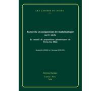 R. Rashed C. Ho Recherche et enseignement des mathématiques a (Copertina rigida)