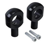 R Riser Universale Per Manubrio 3,5" Con Barra Da 2" Per Motocicletta, Morsetto Di Montaggio Per Riser Adattatore Per Morsetto Del Manubrio Parti Di Aggiornamento(Black)