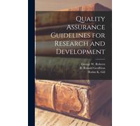 R Ronald Geoffrion Robin K Gi Quality Assurance Guidelines for Resea (Tascabile)