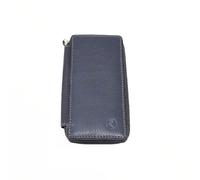 R Roncato Portachiavi Portamonete Unisex Uomo Donna Apertura a Libretto Astuccio Custodia Con Zip In Vera Pelle