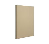 R ROSTAGNO Pannello fonoassorbente 100x100x4 cm IGNIFUGO rifinito in TESSUTO SFODERABILE e lavabile in lavatrice 30°. Posizionamento a parete (SABBIA)