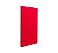 R ROSTAGNO Pannello fonoassorbente 100x100x4 cm IGNIFUGO rifinito in TESSUTO SFODERABILE e lavabile in lavatrice 30°. Posizionamento a parete (ROSSO)