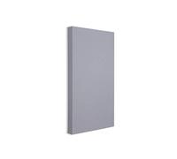 R ROSTAGNO Pannello fonoassorbente 50x100x4 cm IGNIFUGO rifinito in TESSUTO SFODERABILE. Posizionamento a parete (GRIGIO)