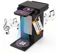 R-Satz Shop Supporto per cellulare a torre, adatto per Hitster, supporto per smartphone con scomparto per carte di credito, stabile e antiscivolo, per scansione del codice QR, accessorio compatibile