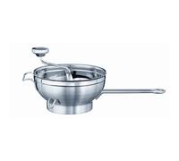 R?sle Passaverdure in acciaio inox con manico e 2 setacci a disco macinante