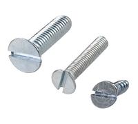 R-TECH 337066 Viti A Testa Cieca Fessurate BZP M4 30Mm - Confezione Da 100