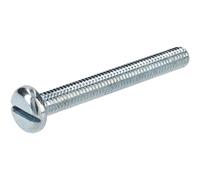 R-TECH 337196 a Incastro Pan Testa Macchina Viti BZP M6 50mm - Confezione Di 100
