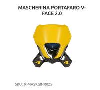 R TECH MASCHERINA FARO V FACE LED 2.0 l maschrsnr025 GIALLO