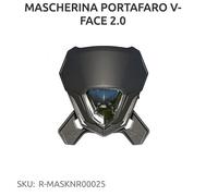 R TECH MASCHERINA FARO V FACE LED 2.0 l maschrsnr025 NERO