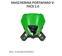 R TECH MASCHERINA FARO V FACE LED 2.0 l maschrsnr025 VERDE