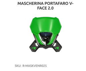 R TECH MASCHERINA FARO V FACE LED 2.0 l maschrsnr025 VERDE