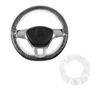 R-timer 100 Pezzi Coprivolante USA e Getta per Nissan Navara D22 Navara D40 Navara D40 S Navara Np300 2000-2023, Protezione Plastica Elastica Accessori Interni Veicolo Copertura Volante