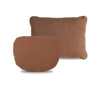R-timer 2 Cuscini Poggiatesta Auto per Opel Corsa E 2014-2019, Poggiatesta Ergonomico, Supporto Collo Traspirante, Memory Foam in Microforata,Brown