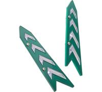 R-timer 2 Pezzi Deflettore Tergicristallo Anteriori per Ford Focus RS ST SE Ecoboost 2015-2018, Pressione Tergicristallo Auto a Punta di Freccia Tenditore Molla,Green