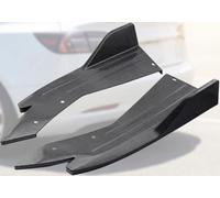 R-timer 2 Pezzi Diffusore Paraurti Posteriore per Ford Fiesta VI Trend Titanium 2011-06.2017, Spoiler Laterali Estensioni Protezione Angolare Posteriore Elegante Stile Sportivo