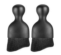 R-timer 2 Pezzi Pennello Pulizia Auto Interni per Citroen e-Mehari 2016-2023, Pennello Detailing Setole Morbide Spolverino per Cruscotto Bocchette Aria,Black A