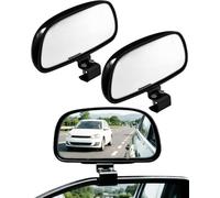 R-timer 2 Pezzi Specchio Angolo Morto per Audi Q3 2011-2019 | Lente convessa hd visione ampliata meccanismo morsetto sicurezza stradale cambio corsia parcheggio visibilita posteriore