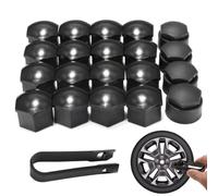 R-timer 20 Pezzi Copridadi Ruota Auto per Ford Ranger IV Double Cab 2022-, Plastica Pneumatico Bullone Copertura Accessori Stile Esterno Parti Ricambio,19MM