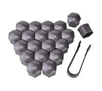 R-timer 20 Pezzi Tappi Copridado Ruota per VW Passat B9 2023-2024, Tappi Protettivi Bulloni Copri Bulloni Cerchi Copri Dado Esagonale per Pneumatici,Grey-17mm
