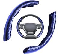 R-timer 2PCS Coprivolante Segmentato in Fibra di Carbonio per NIS-San Qashqai J10 J11 2021-2008, Antiscivolo Traspirante per Auto alla Moda,Blue