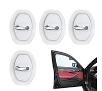 R-timer 4 Pezzi Copri Serrature Coperture per Toyota RAV4 5.Generation RAV4 Hybrid PHEV/RAV4 Prime 2018-2023, Coperchio Protezione Serratura Porta in Silicone Auto Accessori Auto,White