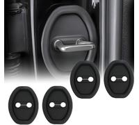 R-timer 4 Pezzi Copri Serrature Coperture per VW Golf 7 Variant 2013-2017, Coperchio Protezione Serratura Porta in Silicone Auto Accessori Auto,Black