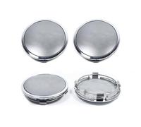 R-timer 4 Pezzi Coprimozzo Centrale per Audi A3 A4 A5 A6 A7 A8 S4 S6,Auto Tappi Coprimozzo,Copri Ruota Hup Trim,Tappi per Ruote,Stabile E Non Cade Facilmente,61MM-Grey