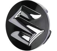 R-timer 4 Pezzi Coprimozzo Centrale per Suzuki Grand Vitara 2022-54mm, Set di Coprimozzi per Auto Coprimozzi Centrali Coprimozzi per Ruote con Stemma per Auto,Black